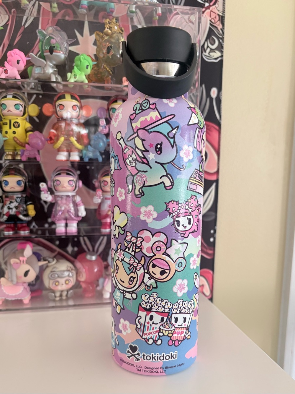 tokidoki 20th Anniversary Stainless Steel Water Bottle - 24oz